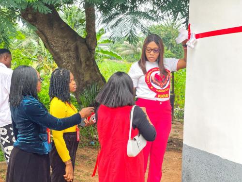 Opening of the Principal & Vice-Principal quarters- Ezeike High School