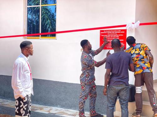 Opening of the Principal & Vice-Principal quarters- Ezeike High School