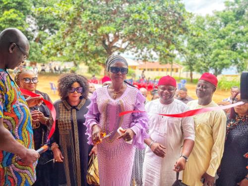 Opening of the Principal & Vice-Principal quarters- Ezeike High School