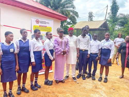 Opening of the Principal & Vice-Principal quarters- Ezeike High School